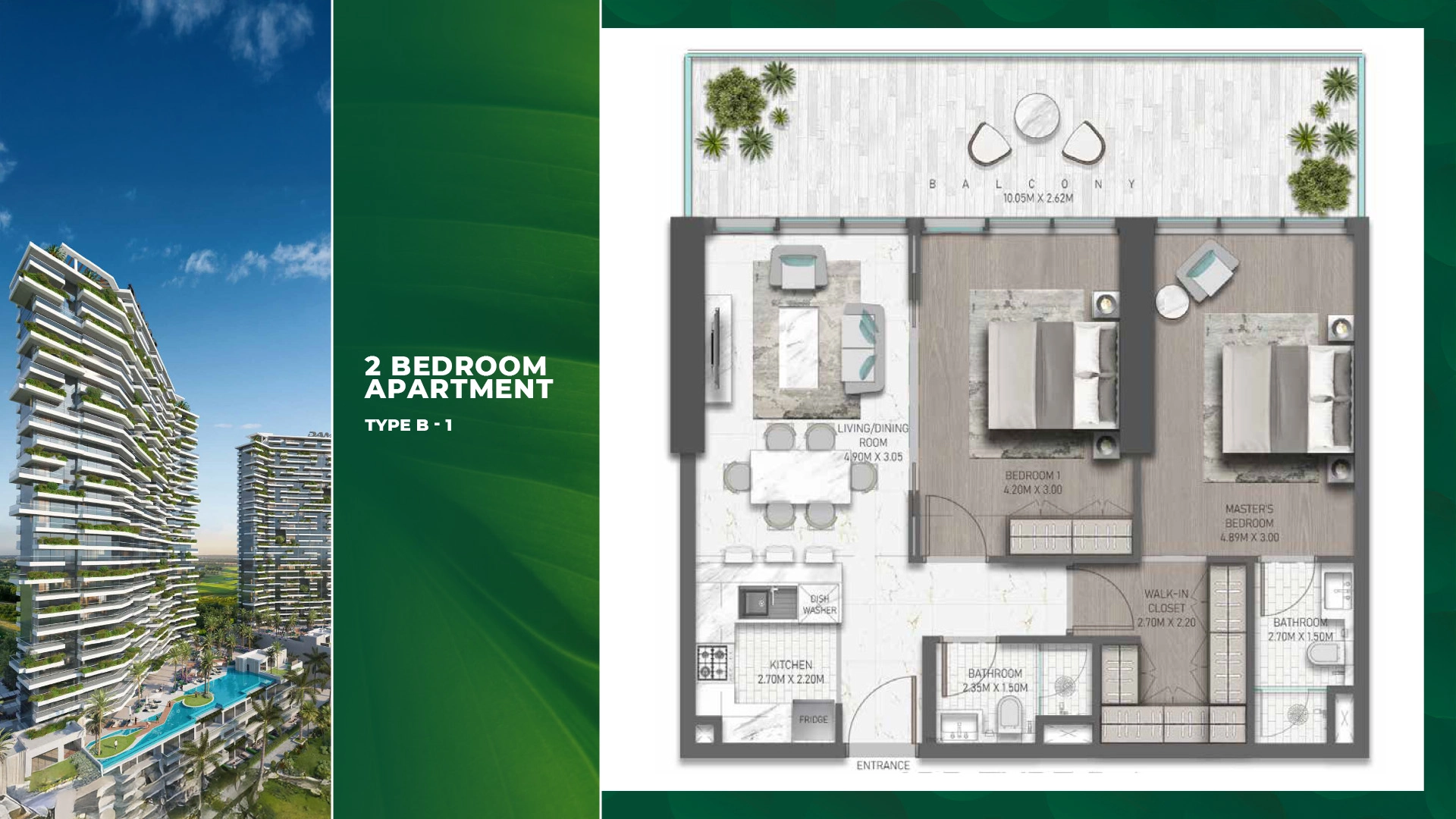 2 BR - Type B